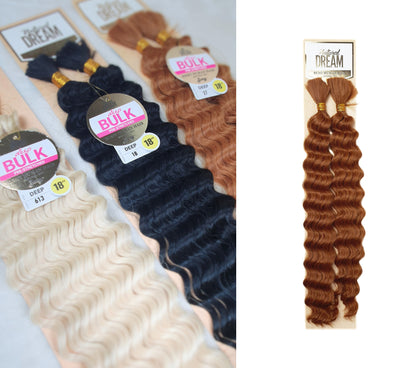 Human Hair Blend Braids Zury Natural Dream- Deep Bulk 18"