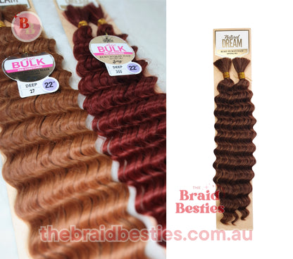 Human Hair Blend Braids Zury Natural Dream- Deep Bulk 18"