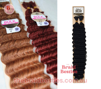 Human Hair Blend Braids Zury Natural Dream- Deep Bulk 22"