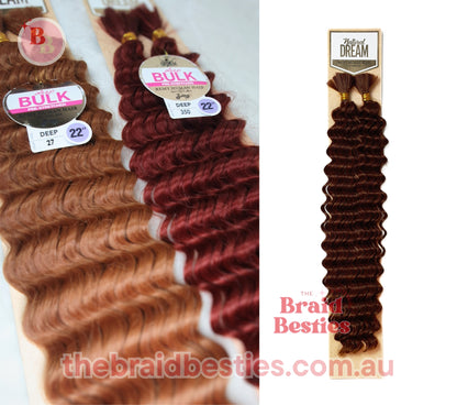Human Hair Blend Braids Zury Natural Dream- Deep Bulk 22"
