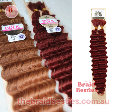 Human Hair Blend Braids Zury Natural Dream- Deep Bulk 22"