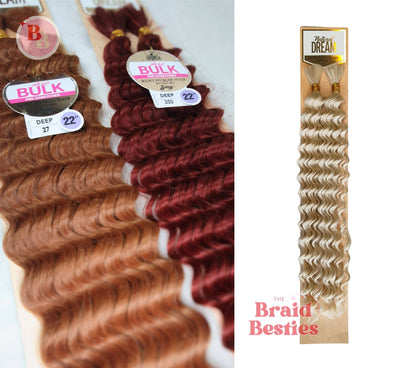 Zury Natural Dream - Human Hair Blend Braid - Deep Bulk 22" - 2 Bundles