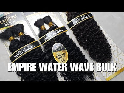 Human Hair Braids Sensationnel Empire 100% HH - Water Wave Bulk 18" Unboxing Video