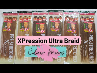 3 x Outre X-Pression Pre-Stretched Braid 52"
