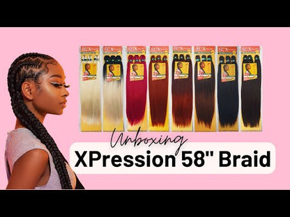 3 x X-Pression Pre-Stretched Braid 58"